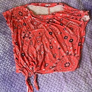 Maurices Tied Blouse